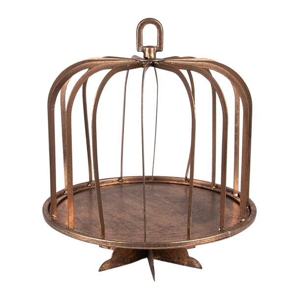 Tava aurie, din metal, cu capac, Ø 26x32 cm, Copper