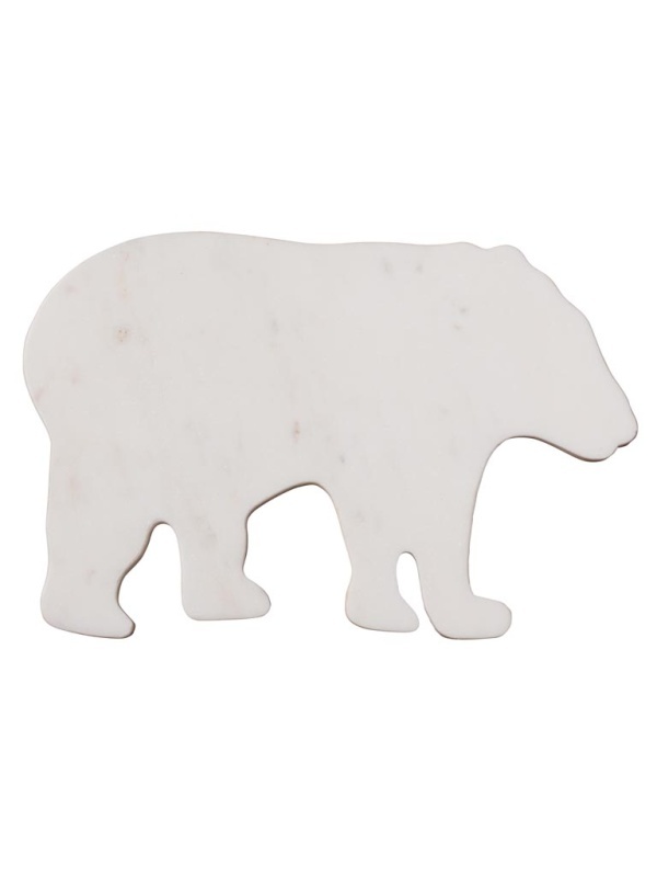 Tocator din marmura, in forma de urs, Bear