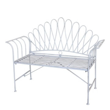 Banca de exterior, din metal, pentru decor