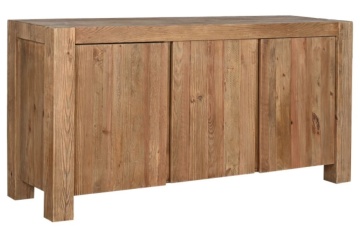 Bufet, natur, din lemn de pin reciclat, Rustique - Img 2