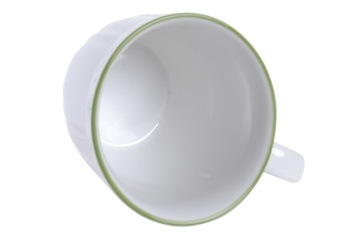 Cană stil Mediterraneean verde , din portelan , "Oliv" - Img 2