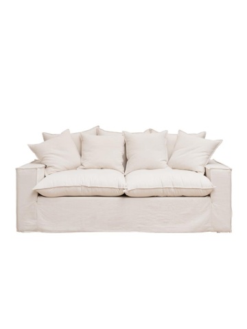 Canapea premium cu 3 locuri din stofa, perne decorative incluse, "Candela"
