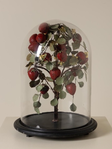 Clopot de sticla cu capsun artizanal, „Strawberry Precious” - Img 3