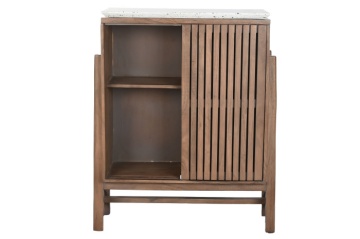 Comoda din lemn de acacia si marmura " Terrazo " - Img 4