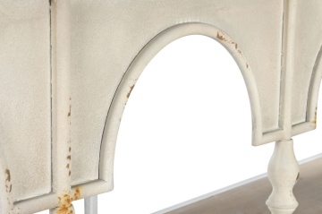 Consola, bej, din metal, aspect vintage, Arches - Img 8