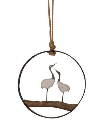 Decoratiune de perete, din lemn de pin, Riverbank