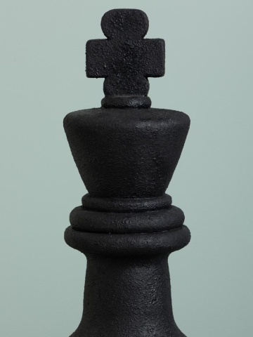 Decorațiune rege de șah din rășină, H56 cm - Img 4