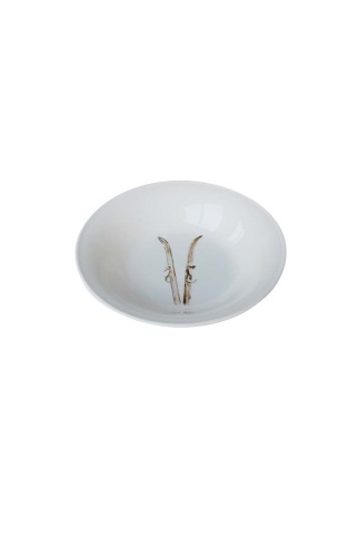 Farfurie adanca, din portelan, D17cm, Ski