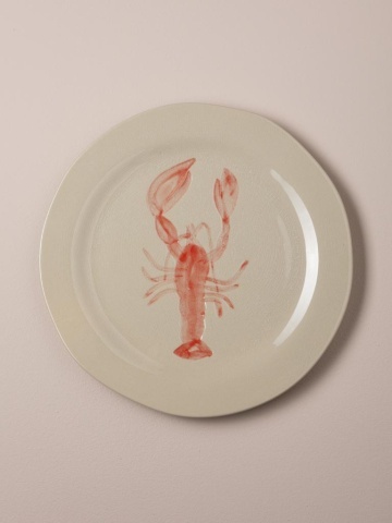 Farfurie din ceramică ø 22 cm, "Red Lobster" - Img 3
