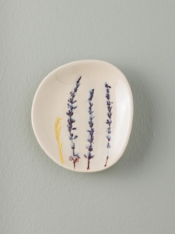 Farfurie gravata, din ceramica, Provence - Img 2