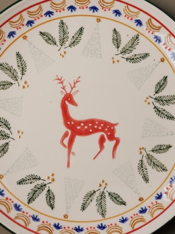 Farfurie rotunda din ceramica, D25.5cm, "Frimas" - Img 4
