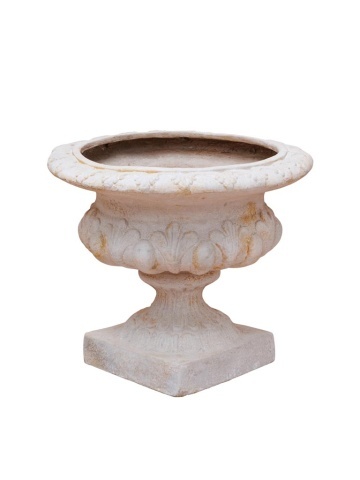 Jardinieră de exterior din oxid de magnesiu și fibră de sticlă, H49 cm, "Florence"