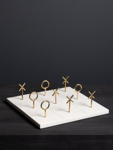 Joc X si 0, din metal si rasina, Tic Tac Toe - Img 2