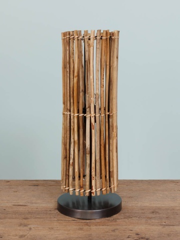 Lampa de masa, din rattan, Savana - Img 2
