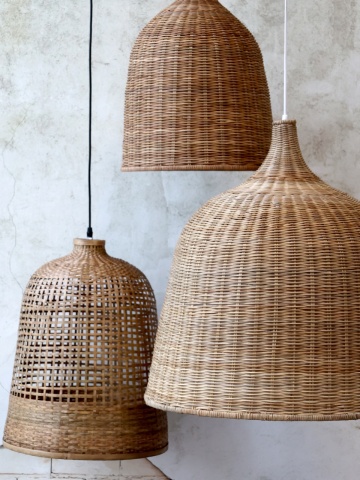 Lampa din bambus impletit, Zora - Img 6
