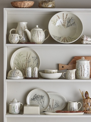 Letieră pentru lapte din ceramică cu flori de câmp, D8×H9 cm, 250 ml, „Bea" - Img 7