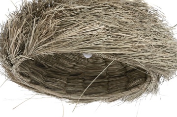 Lustră suspendată boho din fibre naturale, 64x64x34 cm, „Solea" - Img 3