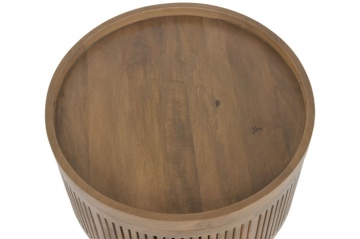 Masuta de cafea din lemn de mango, 76X76X46 cm, " Bondo " - Img 2