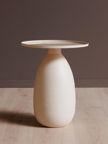 Masuta laterala, din metal, Latte - Img 2