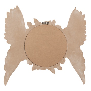 Oglinda de perete, bej, cu aripi decorative, 62x5x60 cm, Wings - Img 3