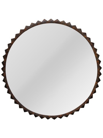 Oglinda de perete, din metal, Facetis