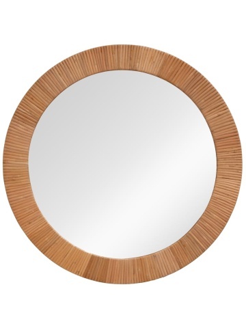 Oglinda rotunda din rattan , diametru 50 cm, " Rita "
