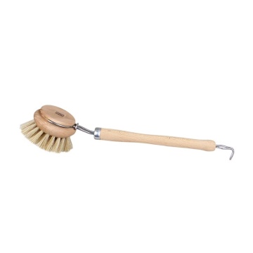 Perie pentru vase din lemn de fag FSC cu păr de mistreț, L23 cm, „Dish Brush"