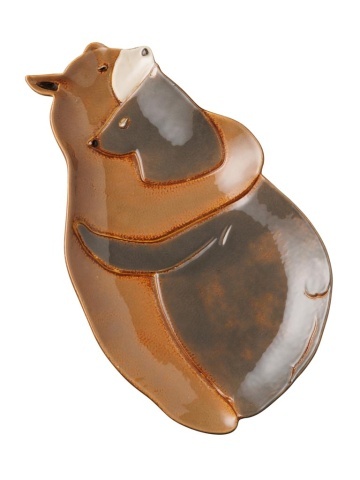Platou din ceramica, forma de ursi, Lovebears