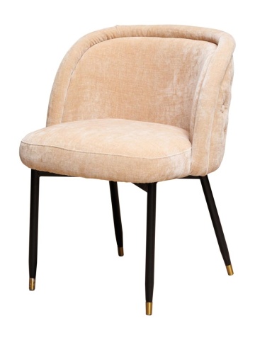 Scaun dining bej din textil Tramell - Img 1
