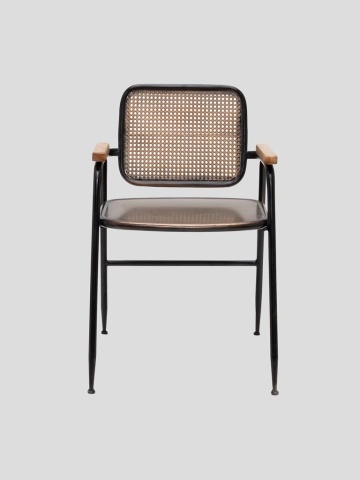 Scaun dining multicolor din metal Jerrie - Img 3