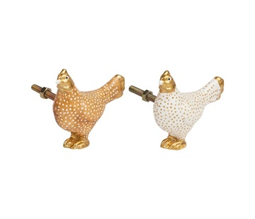 Set 2 mânere rustice pentru mobilier, Campagne, 6 x 5,5 cm - Img 3