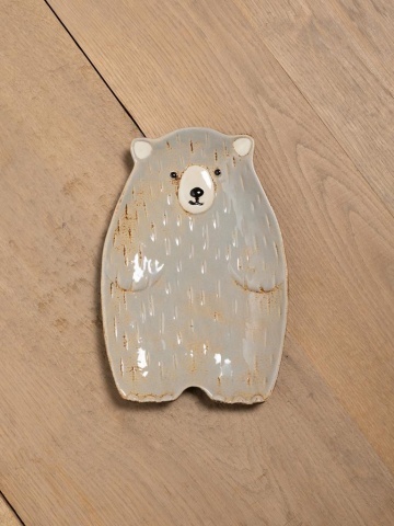 Set 3 platouri din ceramica, in forma de urs, Bear - Img 5