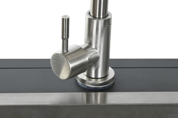 Set bucătărie de exterior din aluminiu și lemn compozit, 236 x 50 x 91 cm, „Isla Outdoor Kitchen Set" - Img 8