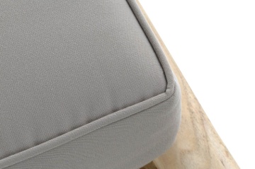 Sezlong de exterior din lemn de tec cu perna inclusa, " Natura Bed " - Img 5