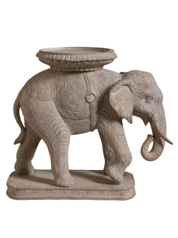 Suport lumanare din polirasină, „Elephant Royal”