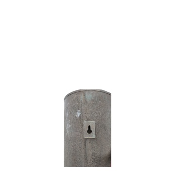 Suport lumânare vintage de perete din metal antichizat, 50x13.5x14 cm, „Applique" - Img 3