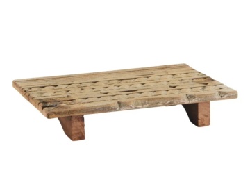 Tavă din lemn reciclat, 40×26×7 cm, „Tata Tray"