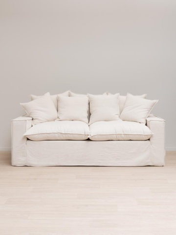 Canapea premium cu 3 locuri din stofa, perne decorative incluse, "Candela" - Img 2