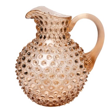 Carafa corai, din sticla, cu model, 2L, Sun