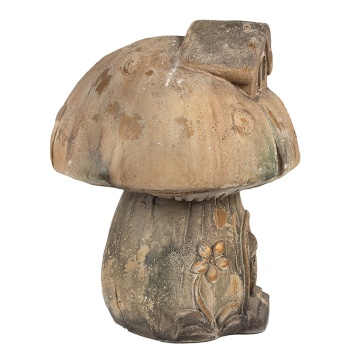 Casuta decorativa, in forma de ciuperca, din ceramica, H35 cm, Mushroom - Img 4