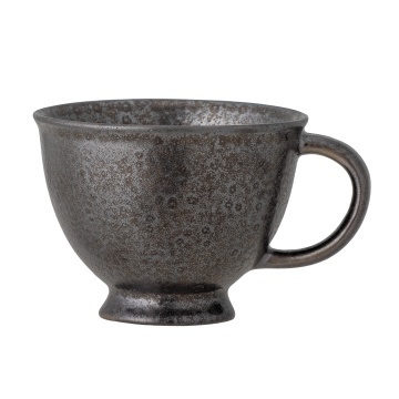 Ceașcă din ceramică, bronz, cu margine neregulată, finisaj cu glazură reactivă, 7,5 x 10 cm, „Linne” - Img 3