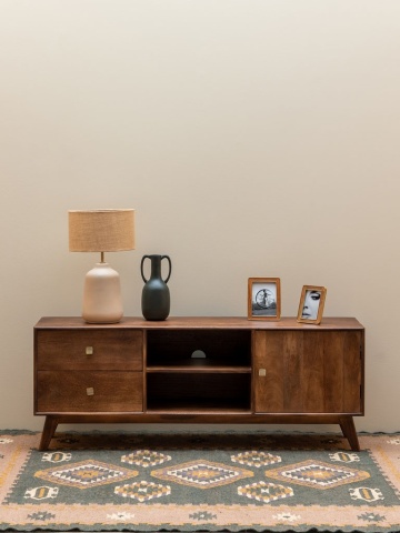 Comoda din lemn de mango, aspect vintage, Farrah - Img 2