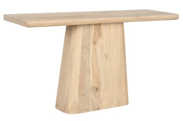 Consolă modernă interior natural din lemn de mango cu structură din lemn, "Navaro" - Img 2