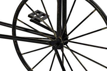 Consolă vintage tip bar din metal și lemn, „Bycicle" - Img 5