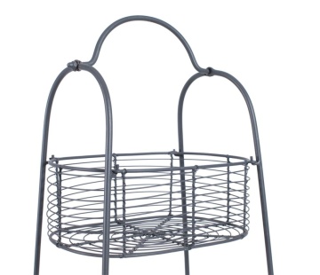 Cos vertical pe 3 nivele din metal, H104 cm, Reserve - Img 3