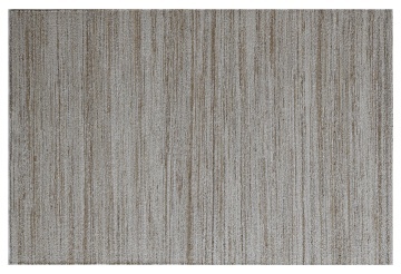 Covor din bumbac și iută țesut manual, antiderapant, bej natural, 75X175 cm, 1800 GSM, „Cotton Jute Carpet"