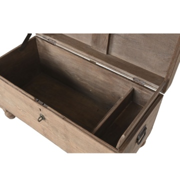 Cufar vintage, din lemn masiv, Oakly - Img 3