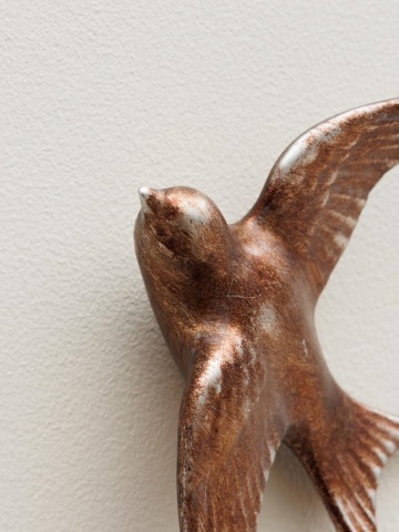 Decoratiune de perete, din rasina, in forma de randunica, Swallow - Img 4