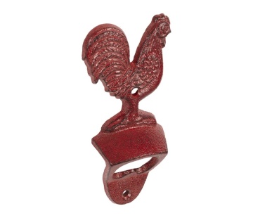 Desfacator sticle, din fonta, cu model, Basse Cour Red - Img 2
