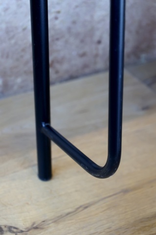 Etajeră de perete din lemn și metal, cu 4 rafturi, H179,5 cm - Img 7